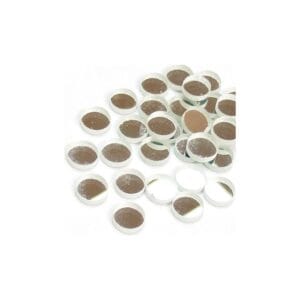 15mmrndmirr1 10 mm round Mirror 25 Tiles