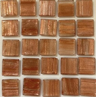 Copper Gold Fleck Mosaic Tiles