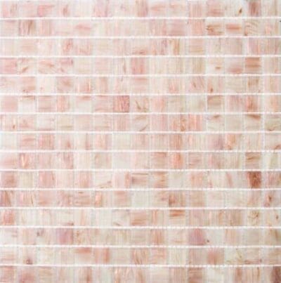 Offwhite and Light Gold Fleck Glass Sheet of 25