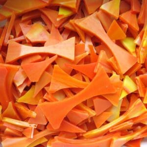 Stained Glass Off Cuts Early Sunrise ( ±100 Grams)