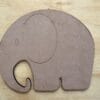 Modern Elephant Cut Out MDF 6mm