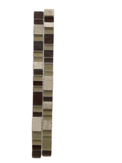 Glass & Stone Frosted Brown (30 by 4 cm)