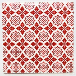 Red Ceramic Tile Pattern 6
