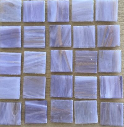 Lilac Gold Fleck Mosaic Tiles