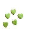 Set of 5 Small Hearts Various Colors