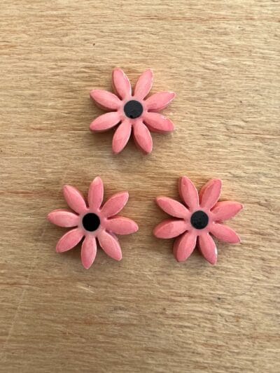 Star Flower Medium Set of 3 Various Colours