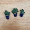 Cactus set of 3 various colours
