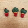 Cactus set of 3 various colours