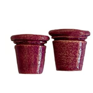 Set of 2 pots various colours