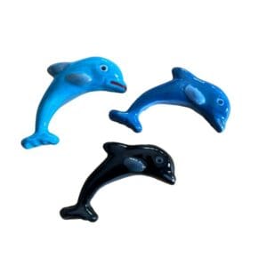 Large Dolphin Mosaic Insert Various Colors