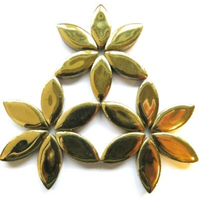 Petal-25-mm-Gold-H01 Ceramic Petals Gold (50 Grams)