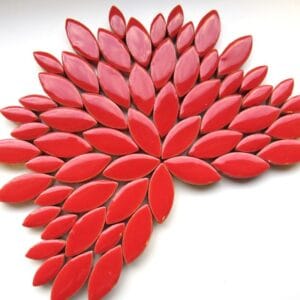 Ceramic Ovals Poppy Red (50 Grams)