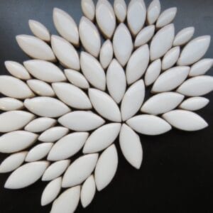 Ceramic Ovals White (50 Grams)