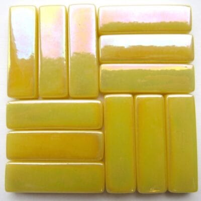 Rectangles Corn Yellow Pearlised 18 Pieces