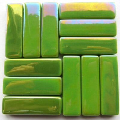 Rectangles_New_Green_0011P Rectangles New Green Pearlised 18 Pieces