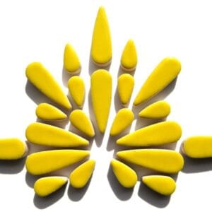 Teardrops-Citrus-Yellow-H171 Mosaic Tile