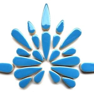Teardrops-Thalo-Blue-H171 Ceramic Tear Drops Thalo Blue (50 Grams)