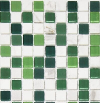 Verde Alpe Geologie 81 Tiles 15 x 15 mm