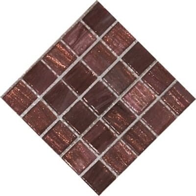 Rose Gold Fleck Glass Sheet of 25