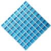 Micro Crystal Glass Baby Blue 10 x 10 mm sheet of 64