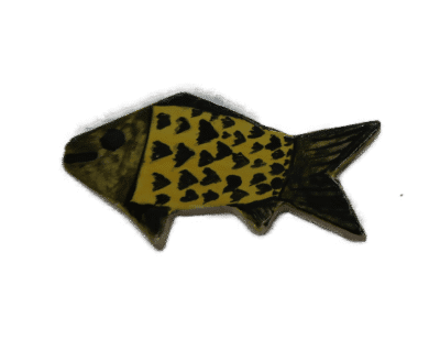 Fish Yellow / Black Facing Left Each