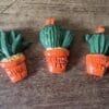 Cactus set of 3 various colours