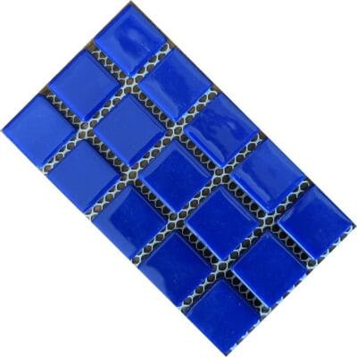 Crystal Glass Solid Royal Blue (15 Tiles)