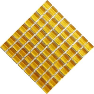 crystal1010-sunflower Micro Crystal Glass Sun Flower 10 x 10 mm sheet of 64
