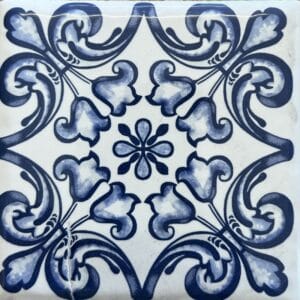 Delft Style 5 Ceramic Tile 10 by 10 2nd Grade