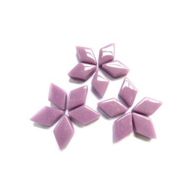 diamond shaped mosaic lilac