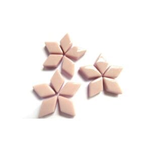 diamond shaped mosaic rose petal