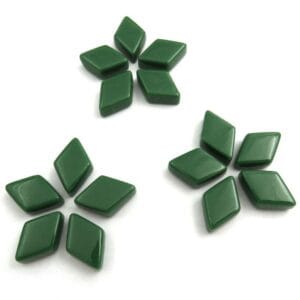 diamond shaped mosaic spruce green