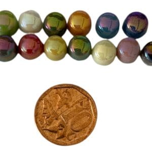 Rainbow Dot Mix Pearlised 6mm (50 Grams)