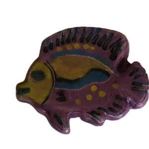 Fish Small Purple Yellow Facing Left Each