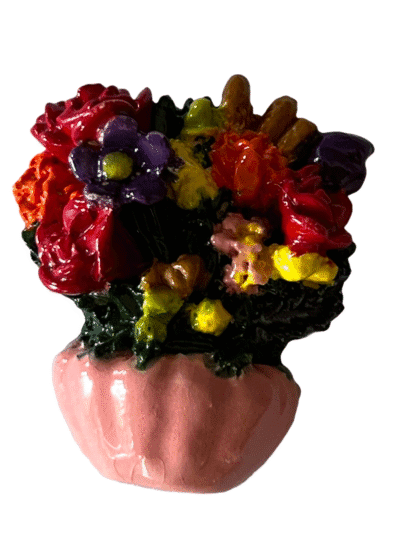 flowerpot mosaic insert