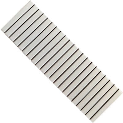 ft12801 Glazed Mini Strips Mosaic Tile Matt White