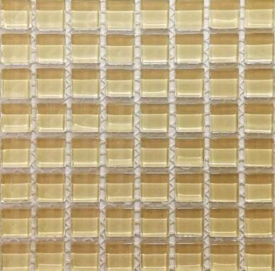 Micro Crystal Glass Ivory 10 x 10 mm sheet of 64