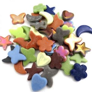 Glass Charms Mix 50 Grams