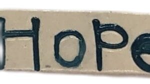 Hope Blue 3 x 1cm