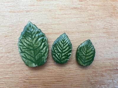 Leaves XS, S, M, L or XL Set of 3