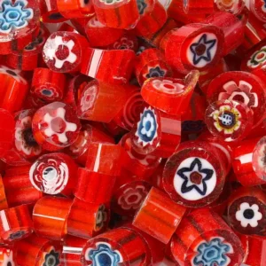 Millefiori Hand Cut Several Colours