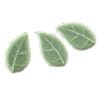 3 Pieces Mint Colored Leaves Various Sizes & Designs
