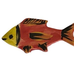 Fish Red Yellow Facing Left Each