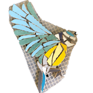 Mosaic Bird F Right Facing