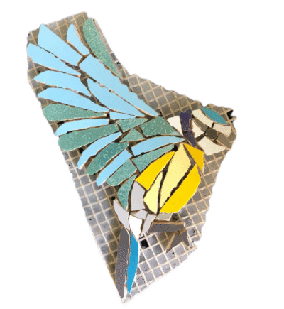Mosaic Bird F Right Facing