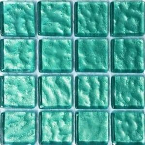 teal green mosaic tiles