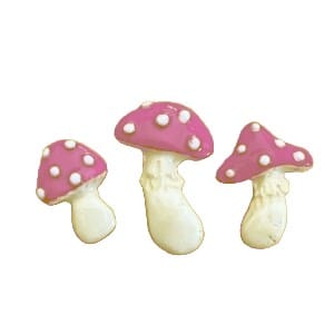 mushroom pink mosaic insert