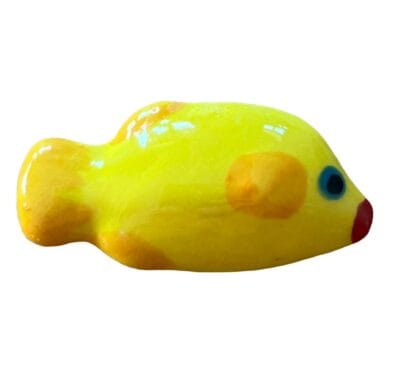 nw142 fish mosaic insert yellow