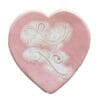 Pattern Heart Pink Swirl and Bird Mosaic Insert