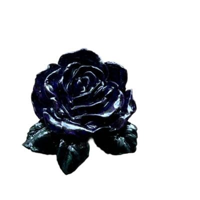 purple rose mosaic insert